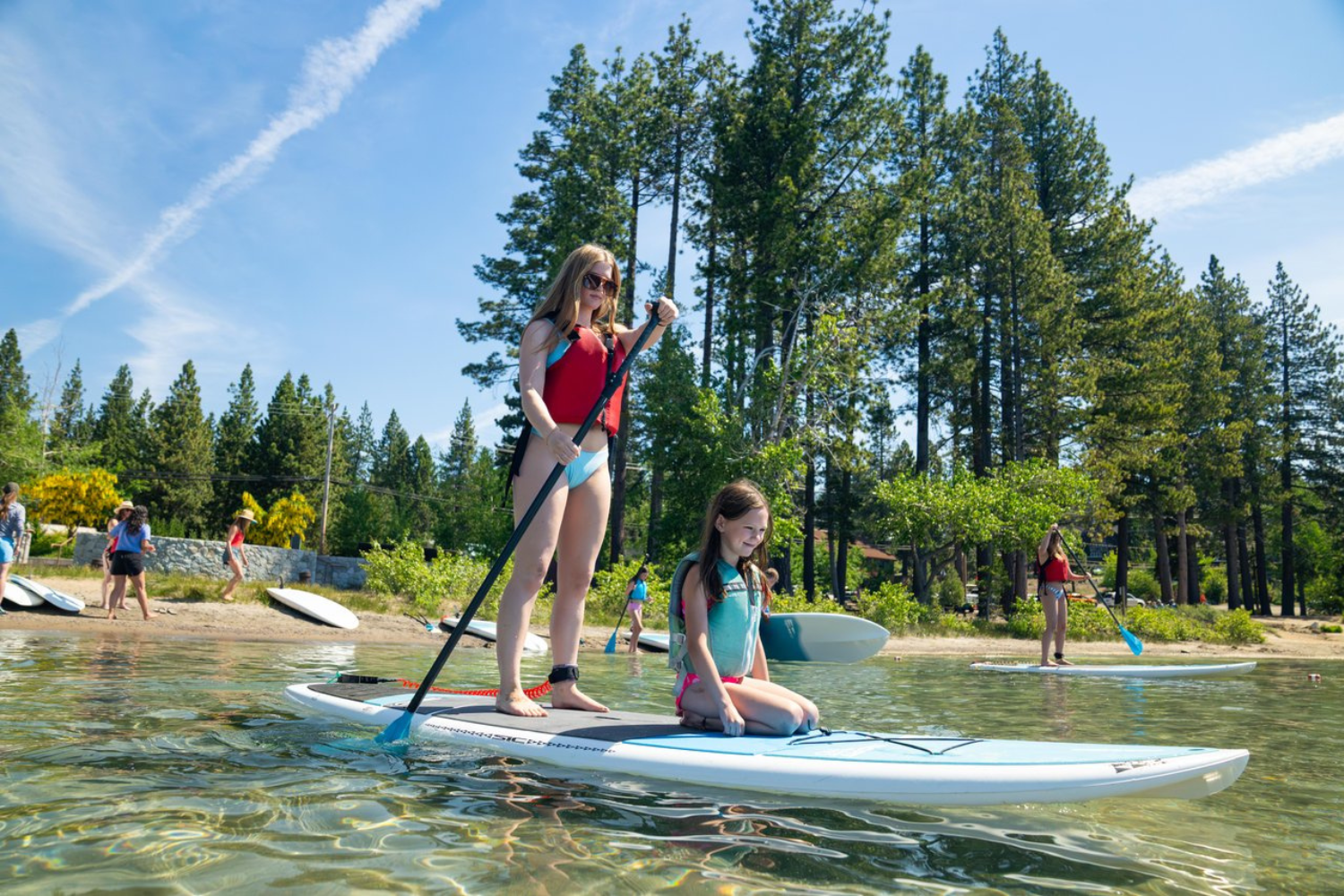 Tahoe Adventure Company Paddleboarding on Lake Tahoe