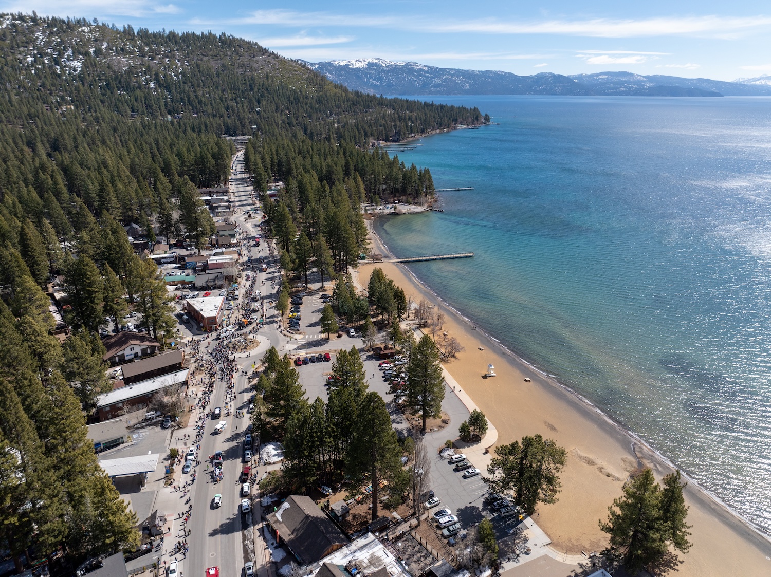 Kings Beach Aerial View